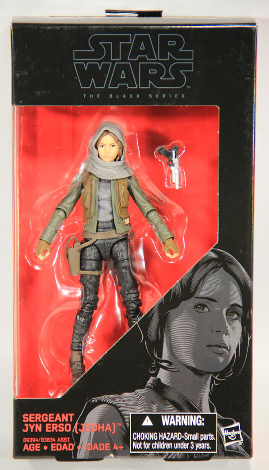 Star Wars Sergeant Jyn Erso Jedha #22 The Black Series 6 Inch Figure MISB L015086