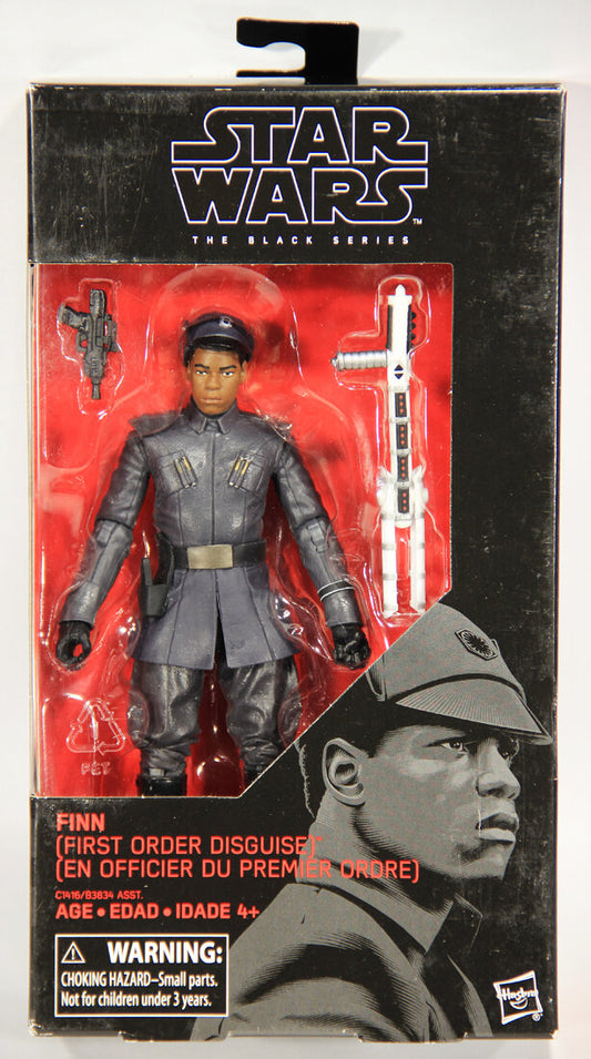 Star Wars FINN First Order Disguise #51 The Black Series 6 Inch Figure The Last Jedi MISB L015087