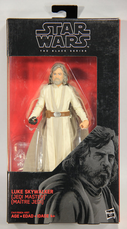 Star Wars Luke Skywalker Jedi Master #46 The Black Series 6 Inch Figure The Last Jedi MISB L015091