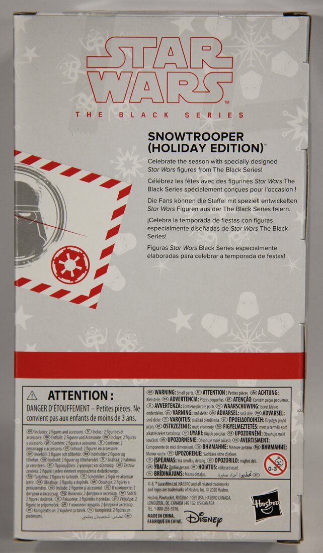 Star Wars Snowtrooper Holiday Edition Black Series 6 Inch Exclusive MISB L015093