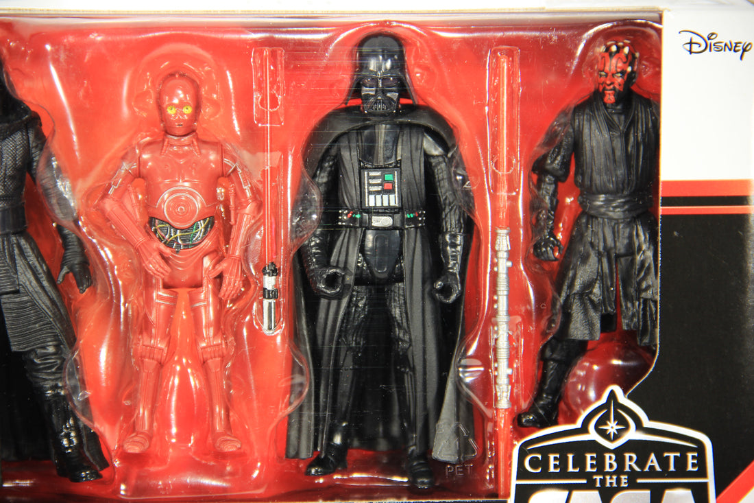 Star Wars Celebrate The Saga Sith 5-Pack 3.75 Action Figures Pristine MISB L015100