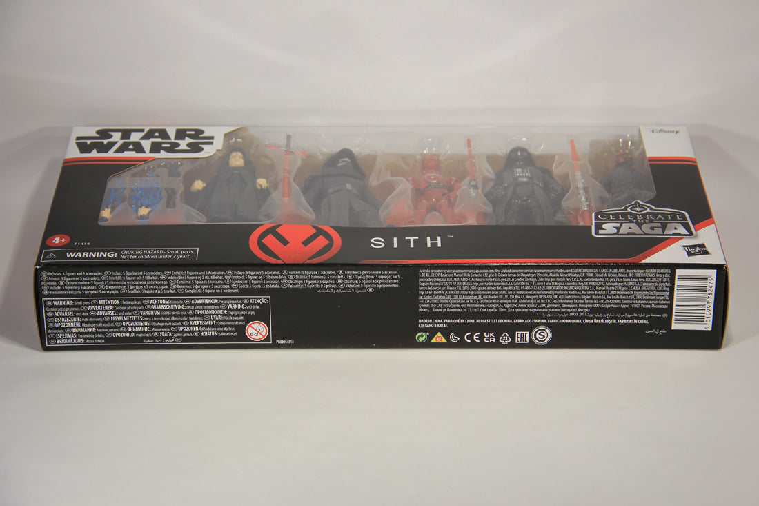 Star Wars Celebrate The Saga Sith 5-Pack 3.75 Action Figures Pristine MISB L015100