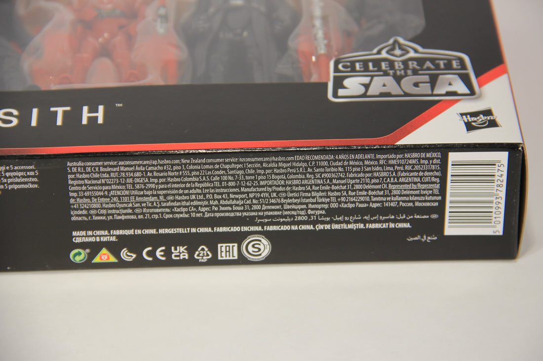 Star Wars Celebrate The Saga Sith 5-Pack 3.75 Action Figures Pristine MISB L015100