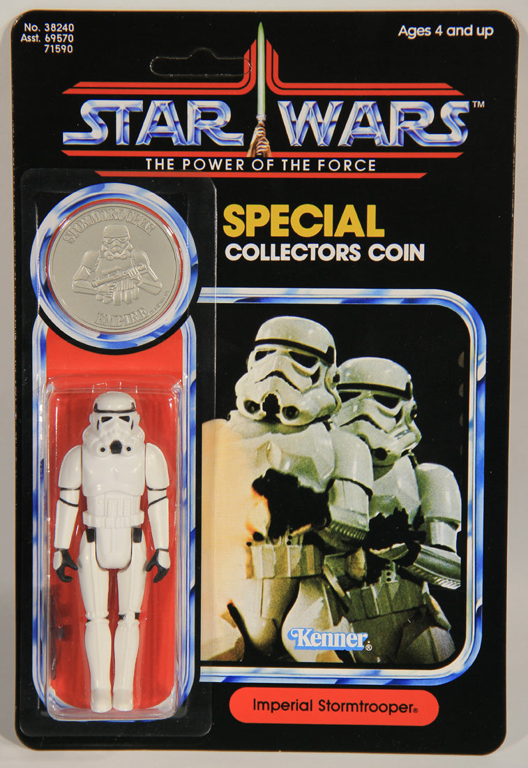 Star Wars Imperial Stormtrooper POTF Coin SLC Factory Custom Figure And Card L015107