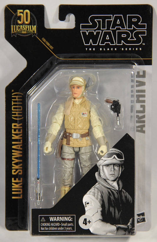 Star Wars Luke Skywalker Hoth Black Series Archive 6 Inch 50th Anniversary Lucasfilm MOC L015138