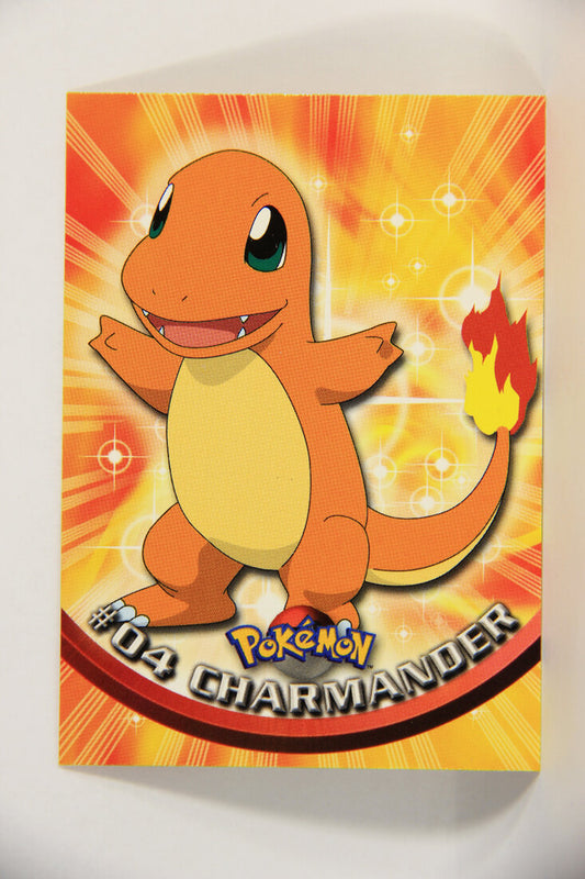 Pokémon Card Charmander #4 TV Animation Blue Logo 1st Print ENG L015171