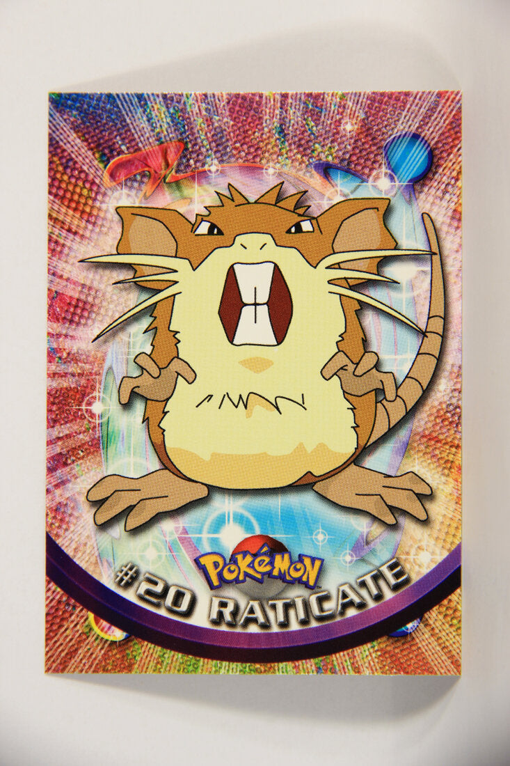 Pokémon Card Raticate #20 TV Animation Blue Logo 1st Print ENG L015185