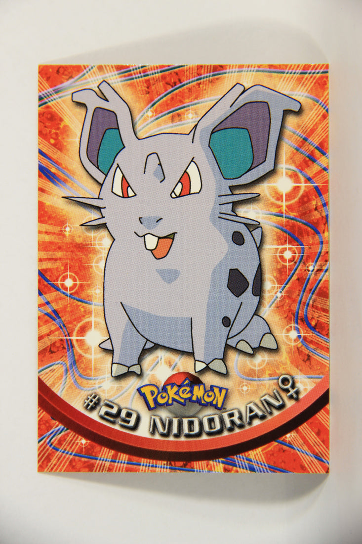 Pokémon Card Nidoran #29 TV Animation Blue Logo 1st Print ENG L015192