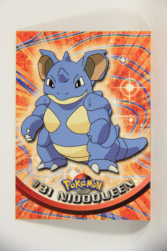 Pokémon Card Nidoqueen #31 TV Animation Blue Logo 1st Print ENG L015194