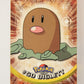 Pokémon Card Diglett #50 TV Animation Blue Logo 1st Print ENG L015213