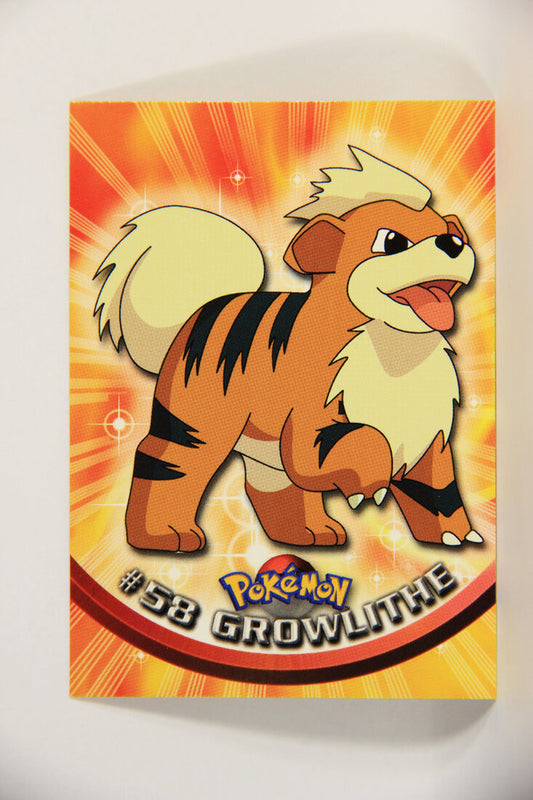 Pokémon Card Growlithe #58 TV Animation Blue Logo 1st Print ENG L015221