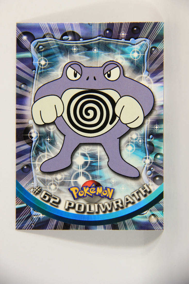 Pokémon Card Poliwrath #62 TV Animation Blue Logo 1st Print ENG L015223