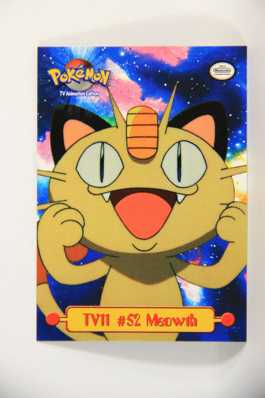 Pokémon Card TV Animation #TV11 Meowth Blue Logo 1st Print Puzzle ENG L015247