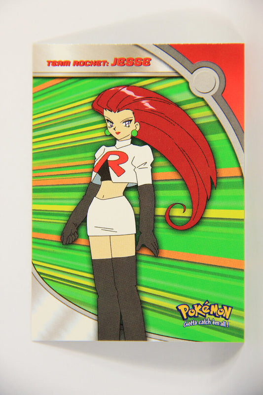Pokémon Card TV Animation #HV2 Team Rocket Jesse Blue Logo 1st Print ENG L015269