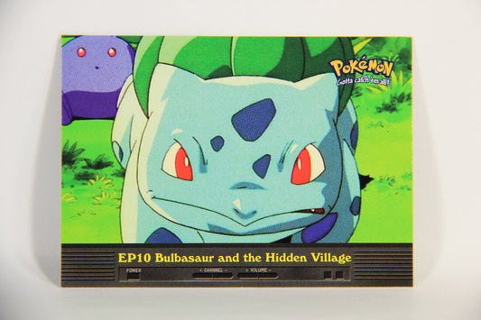 Pokémon Card TV Animation #EP10 Bulbasaur And The Hidden Village Blue Logo 1st Print ENG L015282