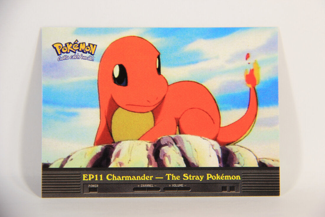 Pokemon Card TV Animation #EP11 Charmander The Stray Pokemon Blue Logo 1st Print ENG L015283