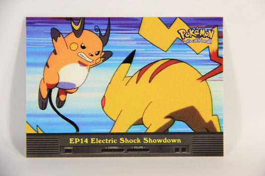 Pokémon Card TV Animation #EP14 Electric Shock Showdown Blue Logo 1st Print ENG L015286