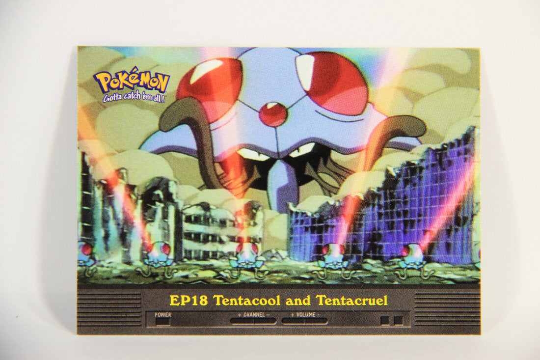 Pokemon Card TV Animation #EP18 Tentacool And Tentacruel Blue Logo 1st Print ENG L015290