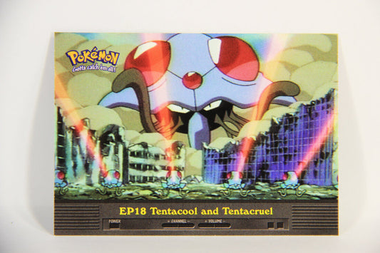 Pokémon Card TV Animation #EP18 Tentacool And Tentacruel Blue Logo 1st Print ENG L015290