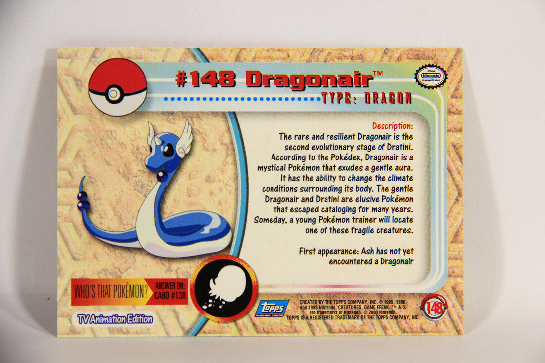 Pokémon Card Dragonair #148 TV Animation Blue Logo 1st Print ENG L015300