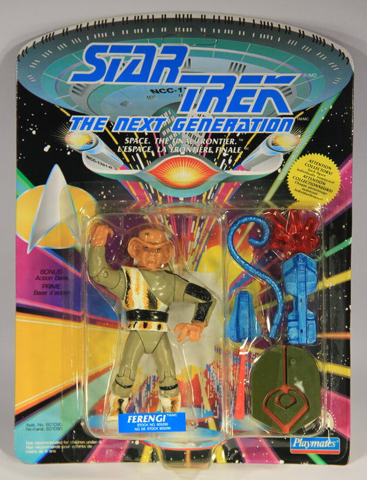 1992 Star Trek The Next Generation Ferengi Action Figure Canadian FR-ENG L015315