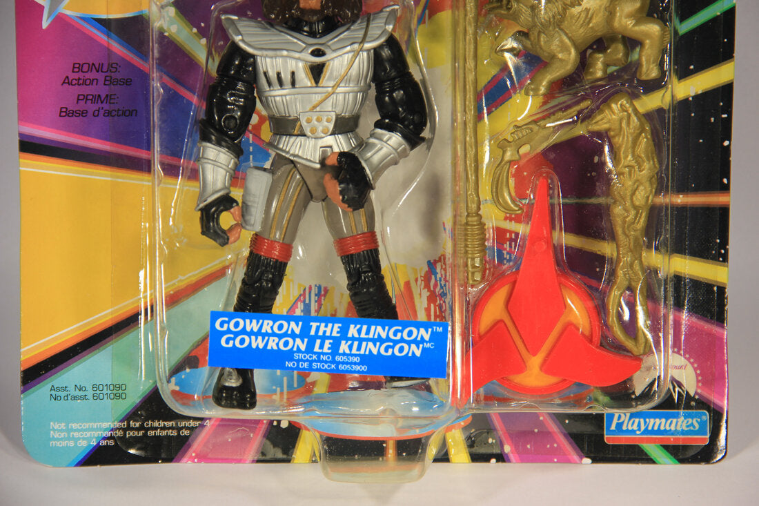 1992 Star Trek The Next Generation Gowron The Klingon Action Figure Canadian FR-ENG L015316