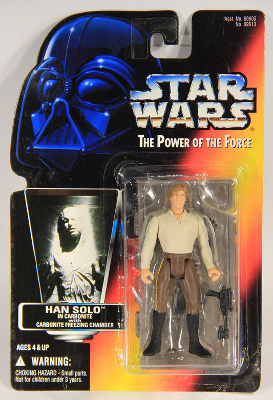 Star Wars Han Solo In Carbonite 1996 POTF Action Figure ENG Red Card MOC L015322