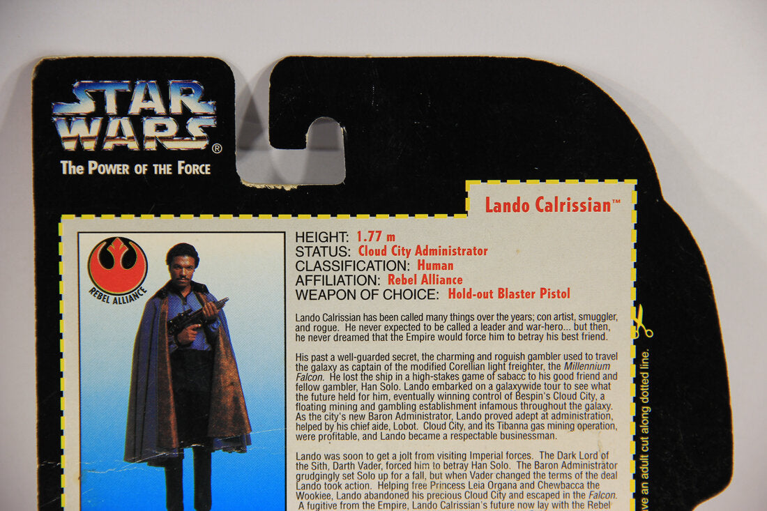 Star Wars Lando Calrissian 1995 POTF Action Figure ENG Red Card MOC L015323