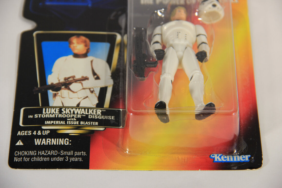 Star Wars Luke Skywalker In Stormtrooper Disguise 1996 POTF Action Figure ENG Red Card MOC L015324