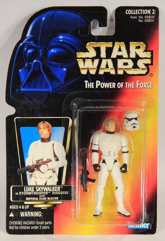 Star Wars Luke Skywalker In Stormtrooper Disguise 1996 POTF Action Figure ENG Red Card MOC L015324