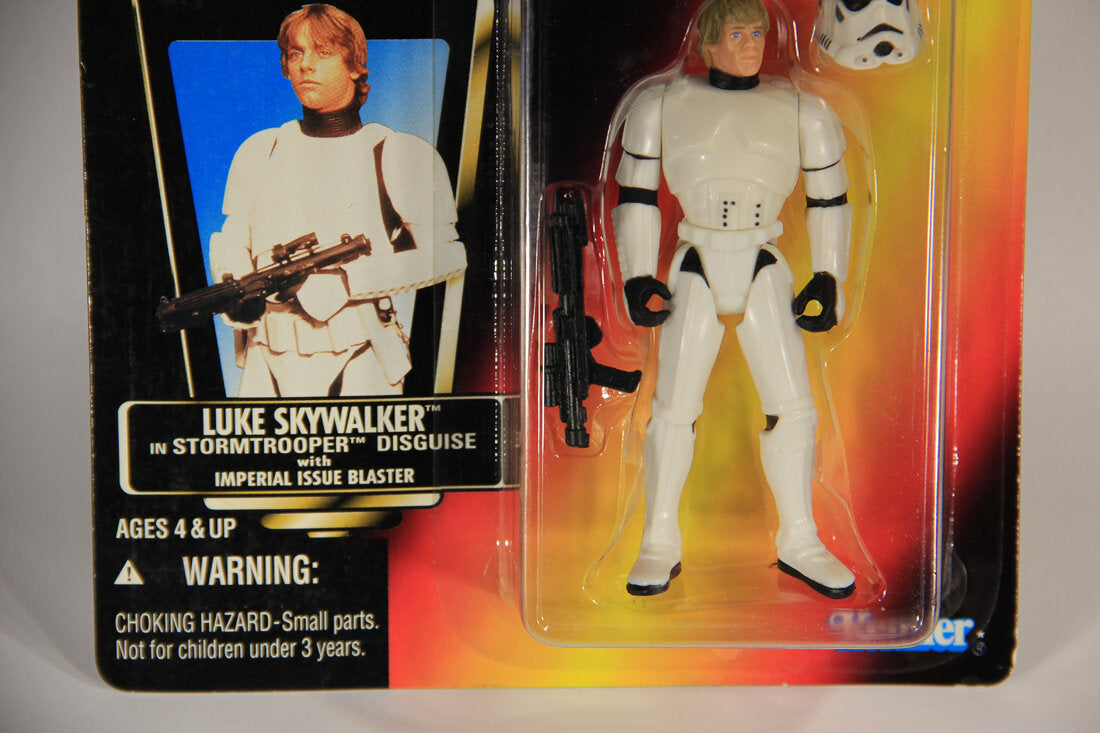 Star Wars Luke Skywalker In Stormtrooper Disguise 1996 POTF Action Figure ENG Red Card MOC L015324