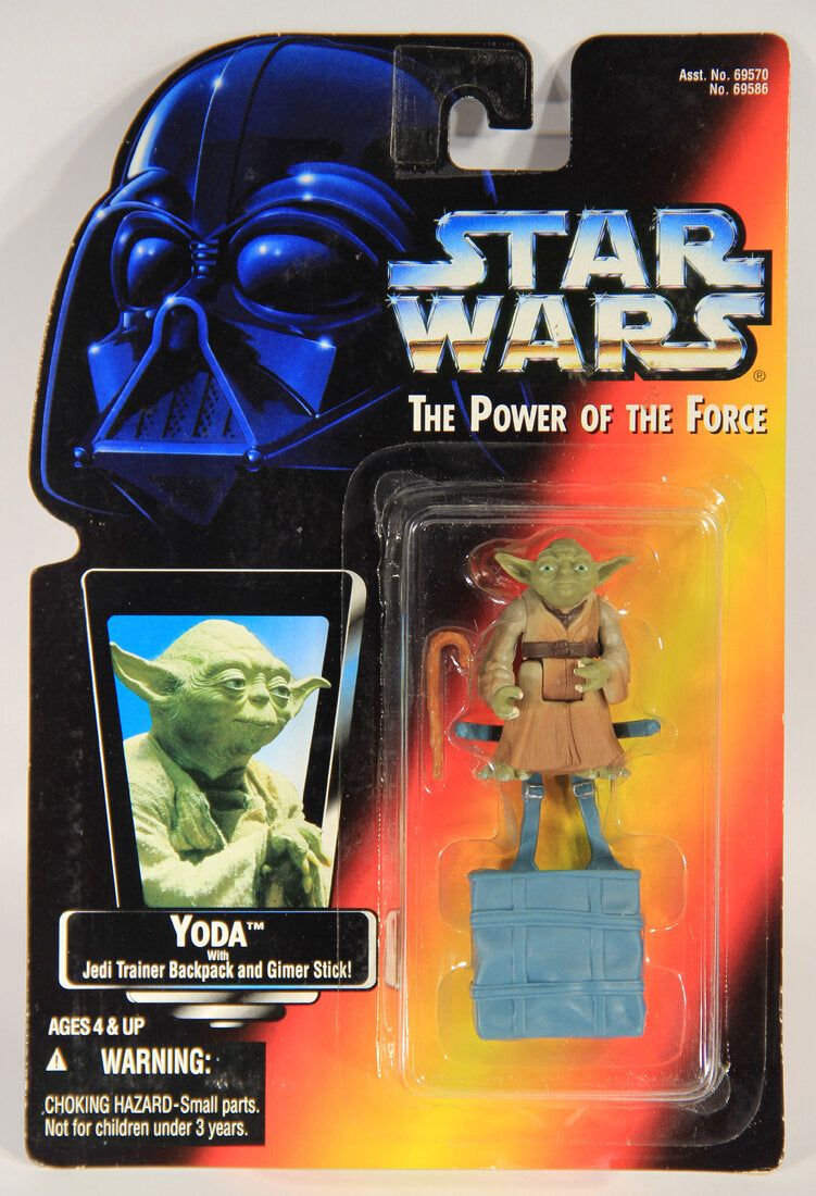 Star Wars Yoda 1995 POTF Action Figure ENG Red Card MOC L015326