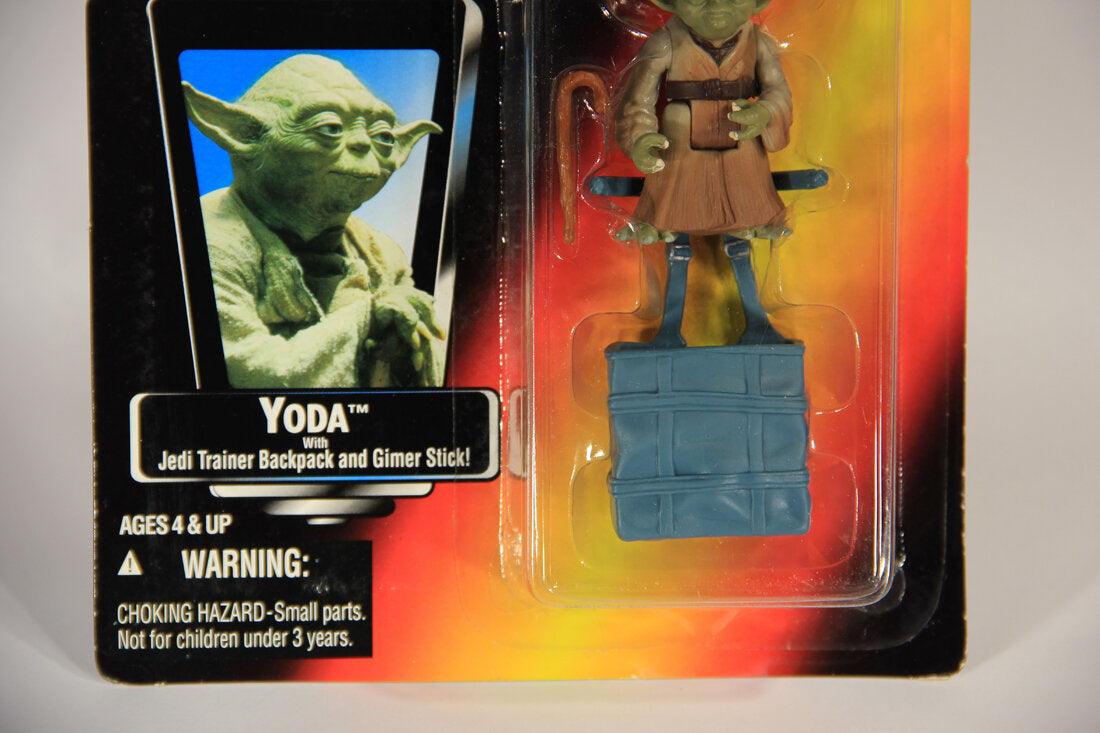 Star Wars Yoda 1995 POTF Action Figure ENG Red Card MOC L015326