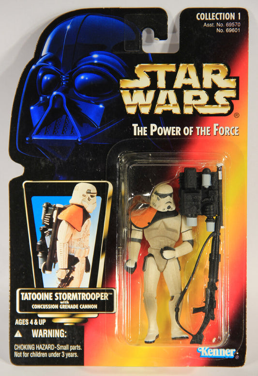 Star Wars Tatooine Stormtrooper 1996 POTF Action Figure ENG Red Card MOC L015332