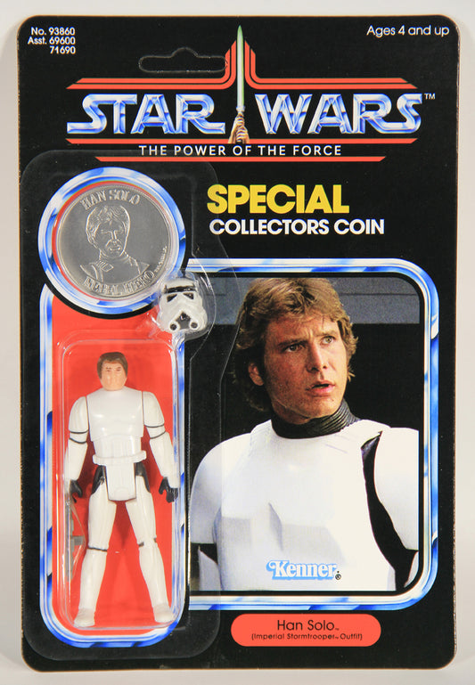 Star Wars Han Solo Stormtrooper POTF Coin SLC Factory Custom Figure And Card L015390