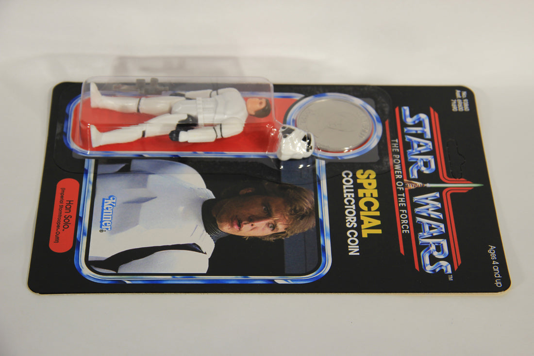 Star Wars Han Solo Stormtrooper POTF Coin SLC Factory Custom Figure And Card L015391