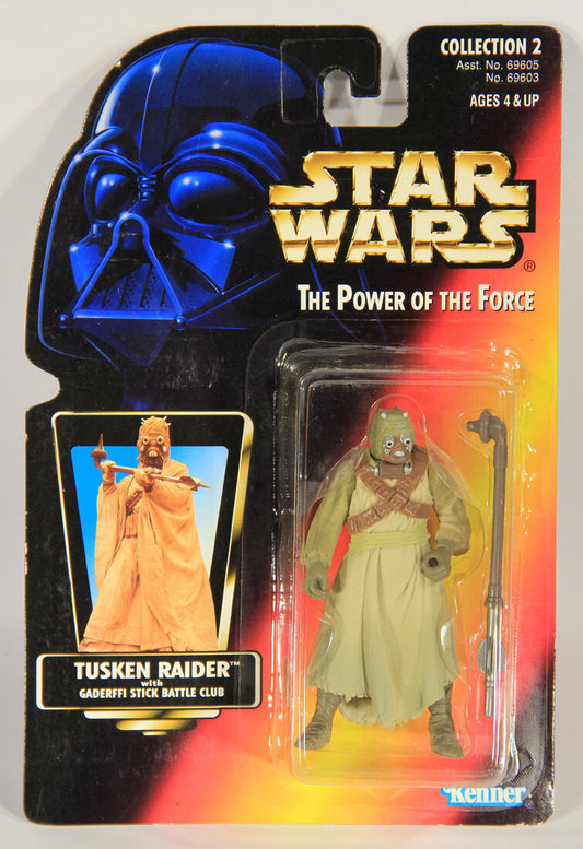 Star Wars Tusken Raider Closed Hand Variant 1996 POTF Action Figure ENG Red Card L015409