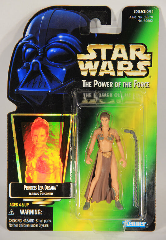Star Wars Princess Leia Organa Jabba's Prisoner 1997 POTF ENG Holofoil Collection 1 L015412