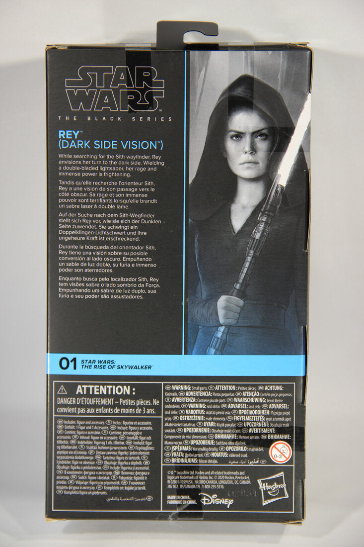 Star Wars Rey Dark Side Vision #01 Rise Of Skywalker Black Series Galaxy 6 Inch Figure MISB L015425