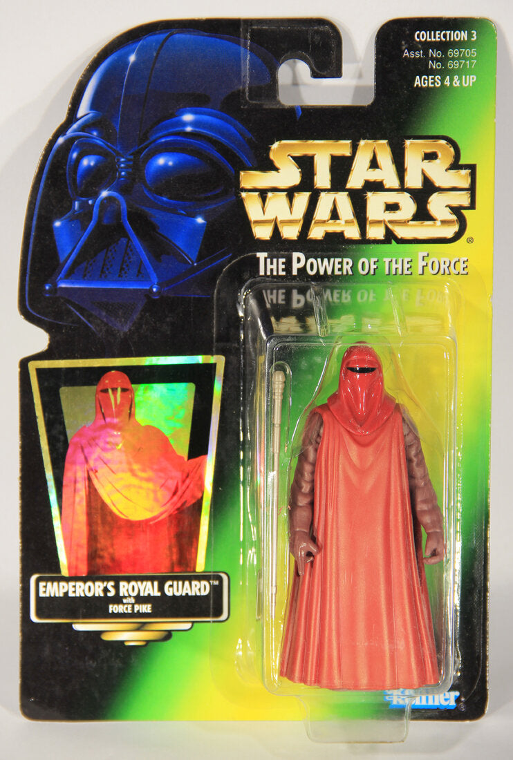 Star Wars Emperor's Royal Guard 1997 POTF Action Figure ENG Holofoil Card Collection 3 MOC L015441