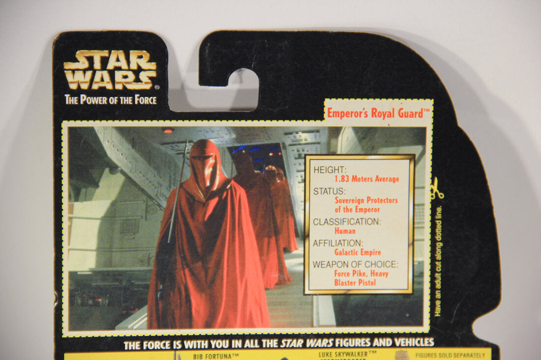 Star Wars Emperor's Royal Guard 1997 POTF Action Figure ENG Holofoil Card Collection 3 MOC L015441