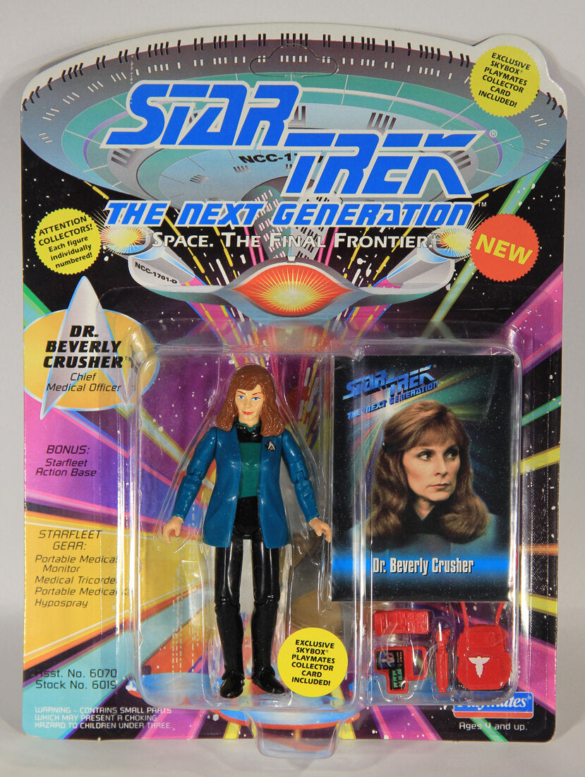 1993 Star Trek The Next Generation Dr. Beverly Crusher Action Figure ENG Card L015468