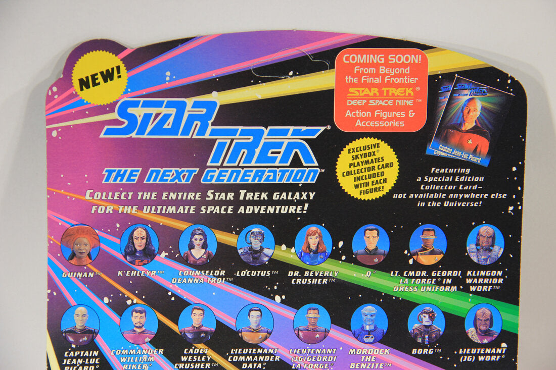1993 Star Trek The Next Generation Guinan Action Figure ENG Card L015469