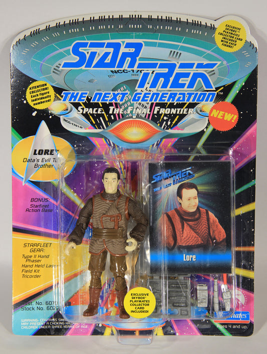 1993 Star Trek The Next Generation Lore Data's Evil Twin Brother Action Figure ENG Card L015471