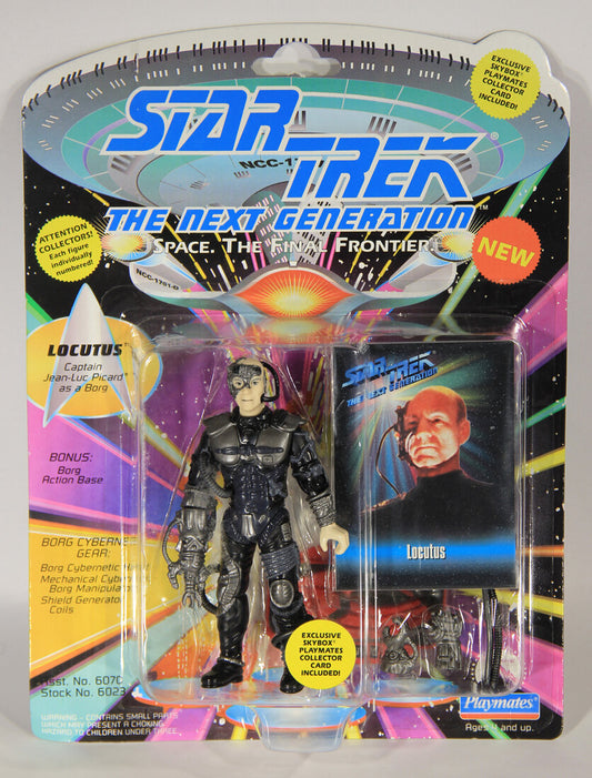 1993 Star Trek The Next Generation Locutus Captain Jean-Luc Picard As Borg Figure ENG Card L015472