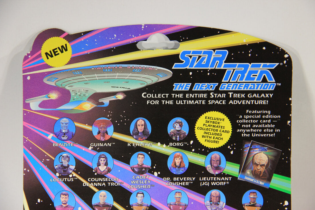 1993 Star Trek The Next Generation Locutus Captain Jean-Luc Picard As Borg Figure ENG Card L015472