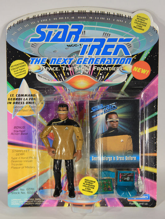 1993 Star Trek The Next Generation Lt. Commander Geordi La Forge Action Figure ENG Card L015474