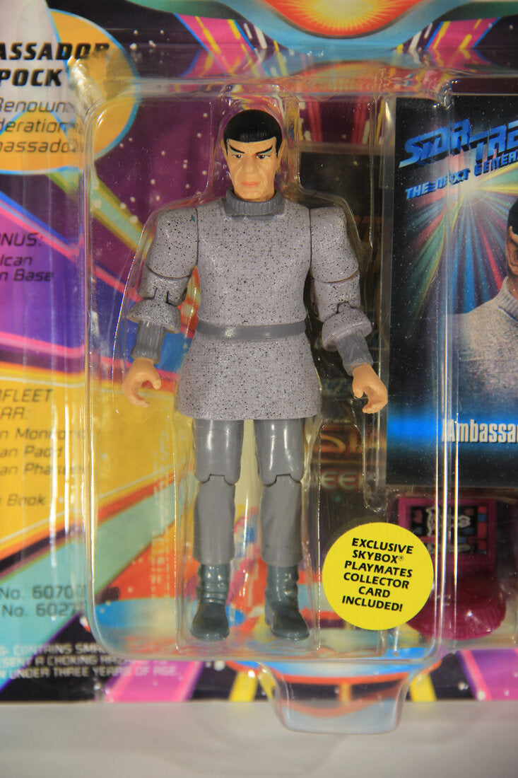 1993 Star Trek The Next Generation Ambassador Spock Action Figure ENG Card L015475