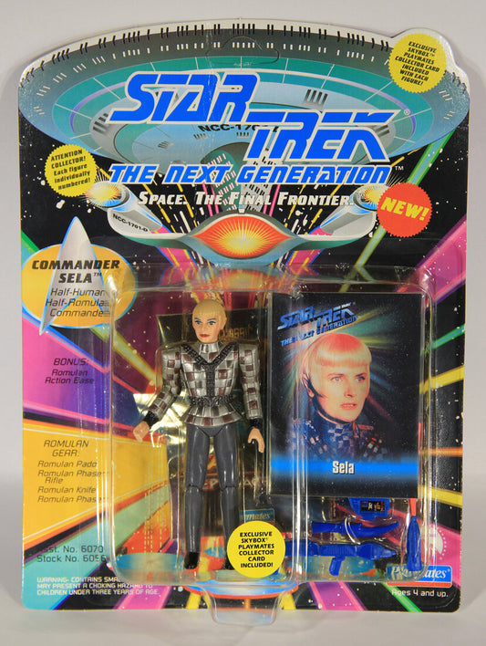 1993 Star Trek The Next Generation Commander Sela Action Figure ENG Card L015478