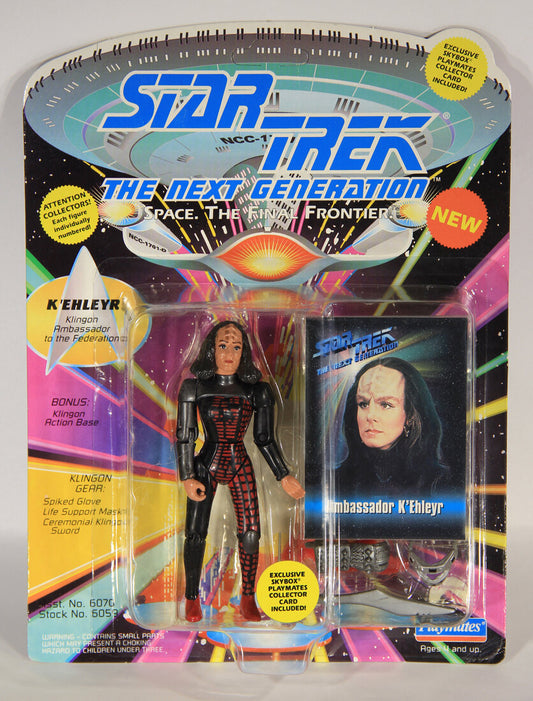 1993 Star Trek The Next Generation K'Ehleyr Klingon Ambassador Action Figure ENG Card L015481